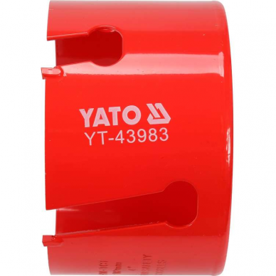 Universali gręžimo karūna Yato, 102 mm, 5/8"-18UNF 1