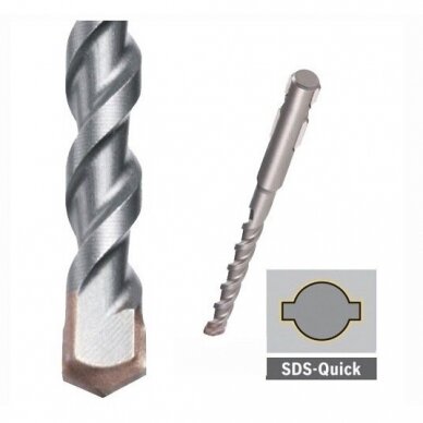Universalus grąžtas Bosch, 5x100 mm, SDS-Quick, 2609256911 1 Universalus grąžtas Bosch, 5x100 mm, SDS-Quick, 2609256911 1