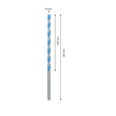Universalus grąžtas Bosch MULTI CONSTRUCTION, 10x200x250 mm, 1 vnt. 2608901485 1 Universalus grąžtas Bosch MULTI CONSTRUCTION, 10x200x250 mm, 1 vnt. 2608901485 1
