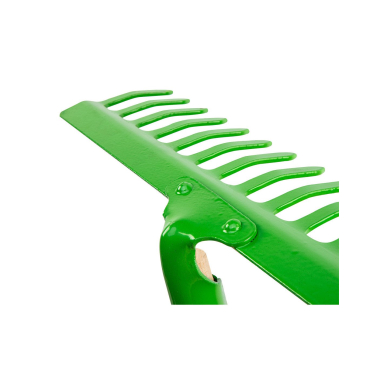 Universalus grėblys, 16 dantų. Su kniedyta galvute, medine rankena. 7 Universalus grėblys, 16 dantų. Su kniedyta galvute, medine rankena. 7