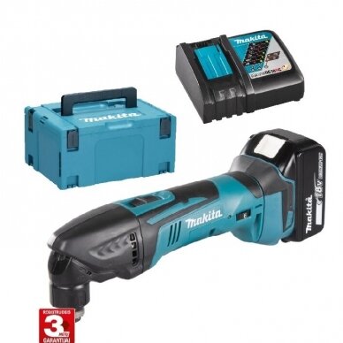 Universalus švytuoklinis įrankis Makita DTM50Z + 5,0Ah, 18 V Universalus švytuoklinis įrankis Makita DTM50Z + 5,0Ah, 18 V