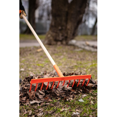 Universalus tiesus grėblys, 12 dantų, plastikinis 4