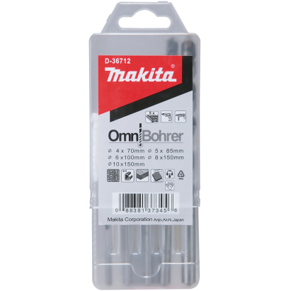 Universalių grąžtų komplektas Makita D-36712, 5 vnt. Universalių grąžtų komplektas Makita D-36712, 5 vnt.