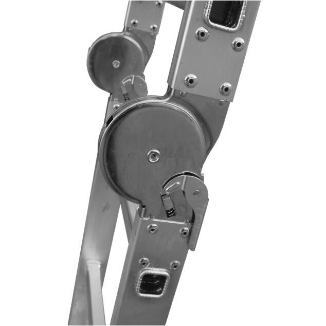 Universalios aliuminio kopėčios DRABEST 4x3 1 Universalios aliuminio kopėčios DRABEST 4x3 1