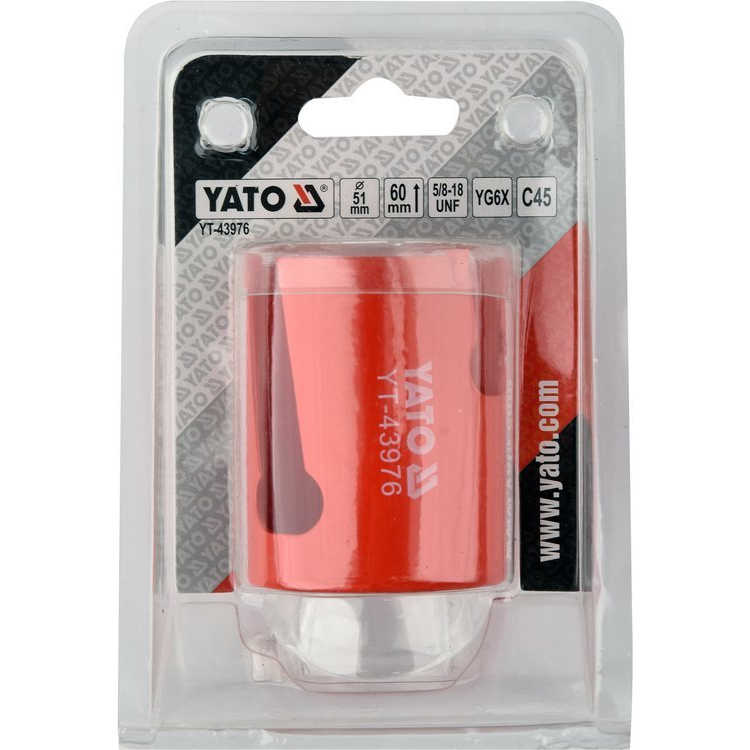 Universali gręžimo karūna Yato, 51 mm, 5/8"-18UNF 2 Universali gręžimo karūna Yato, 51 mm, 5/8"-18UNF 2