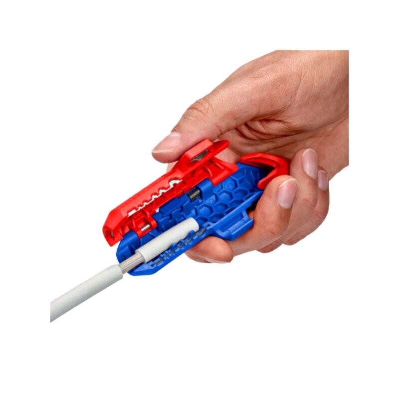 Universalus nuizoliavimo įrankis saulės fotovoltinių sistemų instaliacijai KNIPEX ErgoStrip 6 Universalus nuizoliavimo įrankis saulės fotovoltinių sistemų instaliacijai KNIPEX ErgoStrip 6