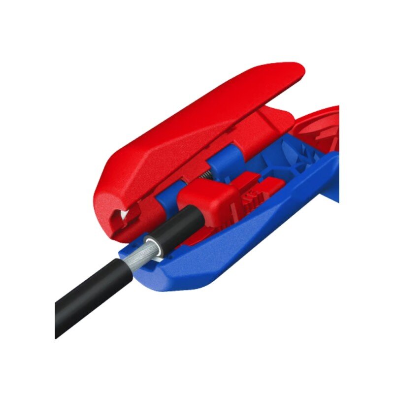 Universalus nuizoliavimo įrankis saulės fotovoltinių sistemų instaliacijai KNIPEX ErgoStrip 7 Universalus nuizoliavimo įrankis saulės fotovoltinių sistemų instaliacijai KNIPEX ErgoStrip 7