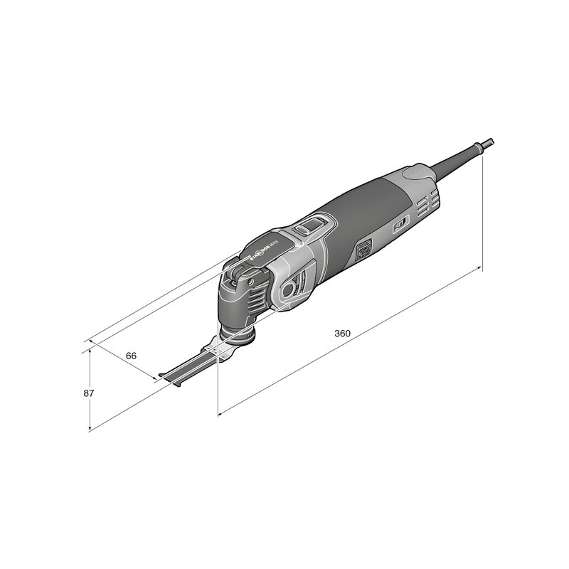 Universalus švytuoklinis įrankis FEIN Multimaster MM 700 Max 1 Universalus švytuoklinis įrankis FEIN Multimaster MM 700 Max 1