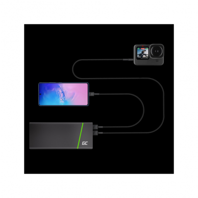 USB kabelis Green Cell, 30 cm, (greitam krovimui) 4