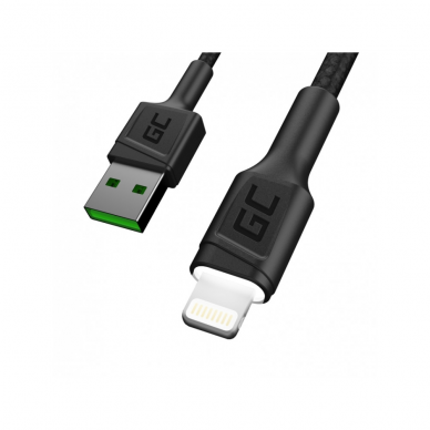USB kabelių rinkinys Green Cell, 30/120/200 cm, (greitam krovimui), 3 vnt. 3