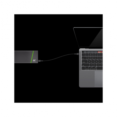 USB kabelis Green Cell, 30 cm, (greitam krovimui), 60W 2