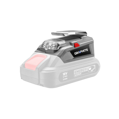 USB maitinimo adapteris - LED žibintuvėlis Energy+