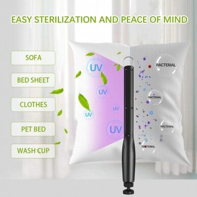 UV COB daiktų ir paviršių ultravioletinė sterilizavimo lempa Essen tools 8