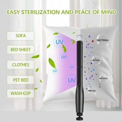 UV COB daiktų ir paviršių ultravioletinė sterilizavimo lempa Essen tools 8 UV COB daiktų ir paviršių ultravioletinė sterilizavimo lempa Essen tools 8