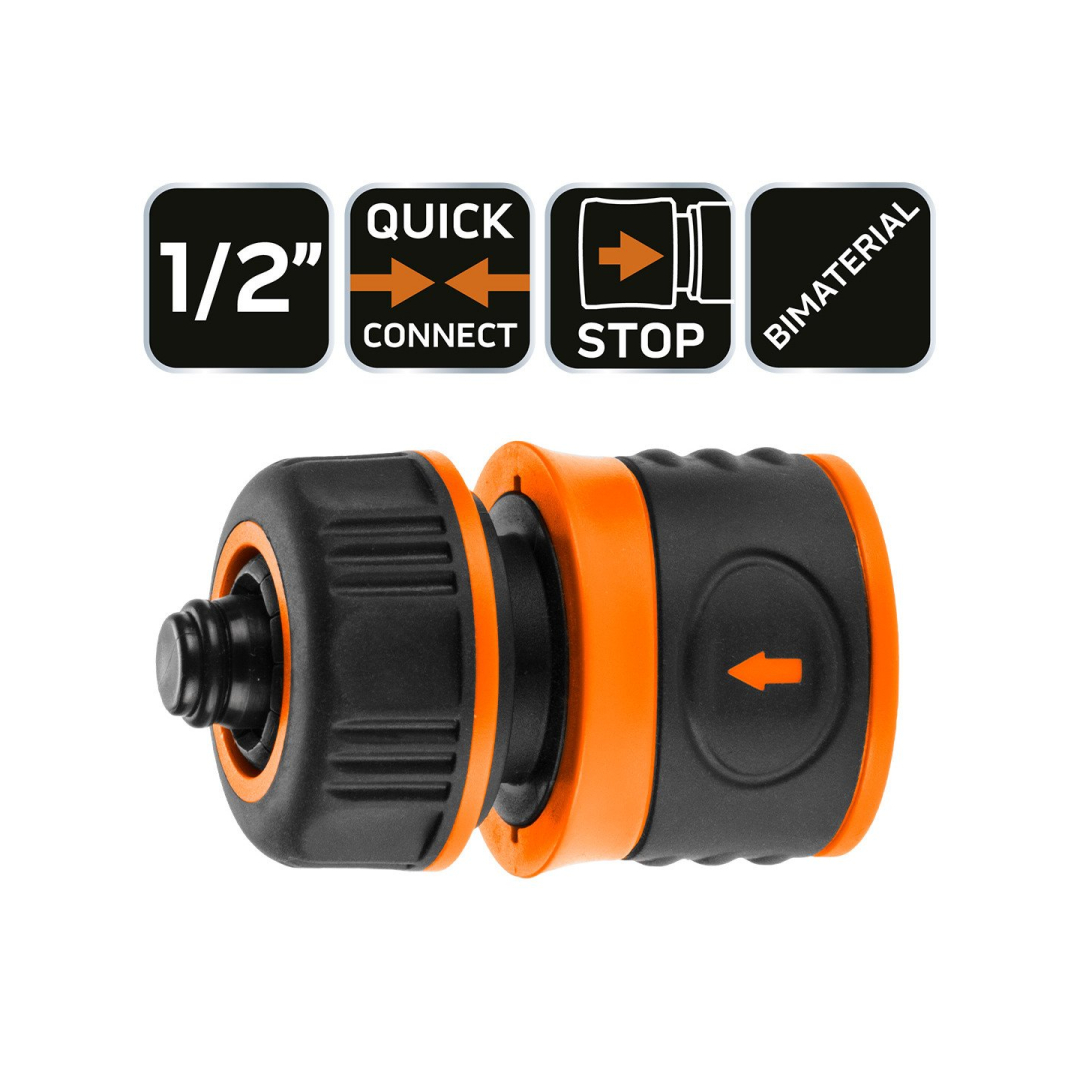 Uždaromoji jungtis 1/2"", bimedžiaginė 7