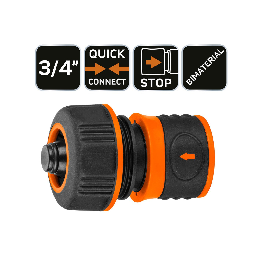 Uždaromoji jungtis 3/4"", bimedžiaginė 5 Uždaromoji jungtis 3/4"", bimedžiaginė 5