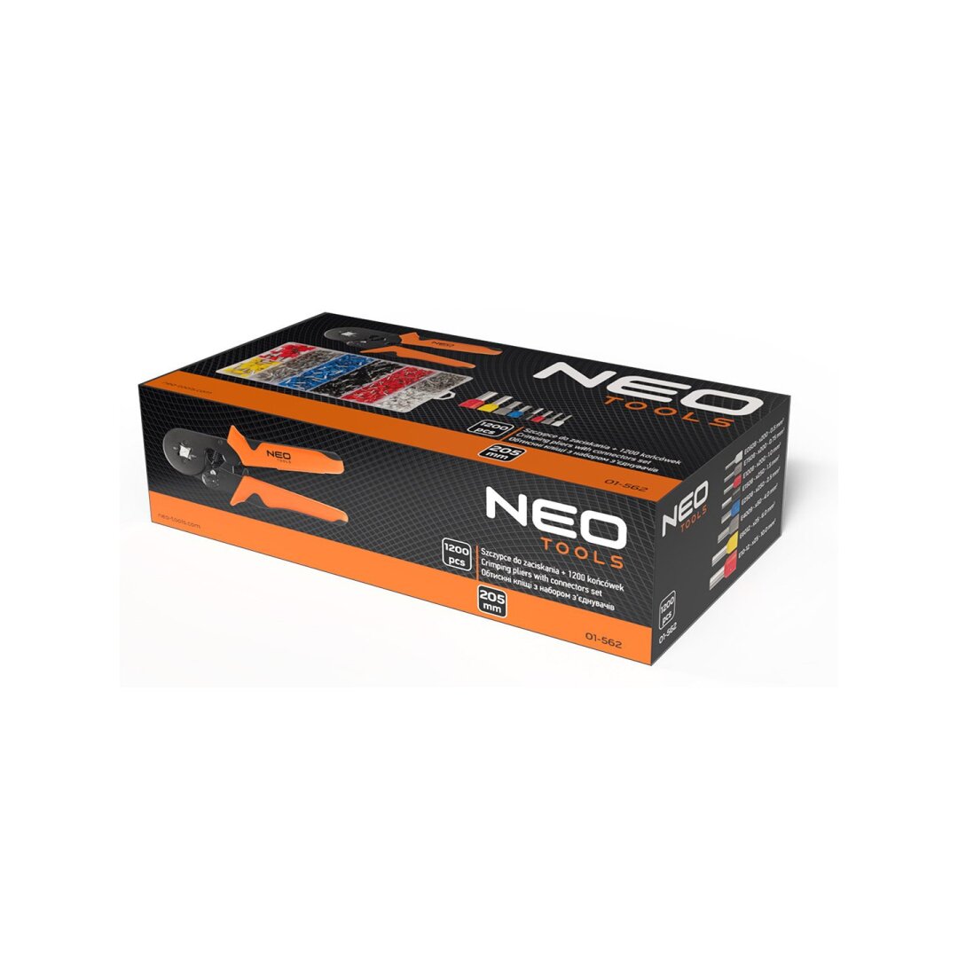 Užspaudimo replės 205 mm + 1200 rankovių 1 Užspaudimo replės 205 mm + 1200 rankovių 1