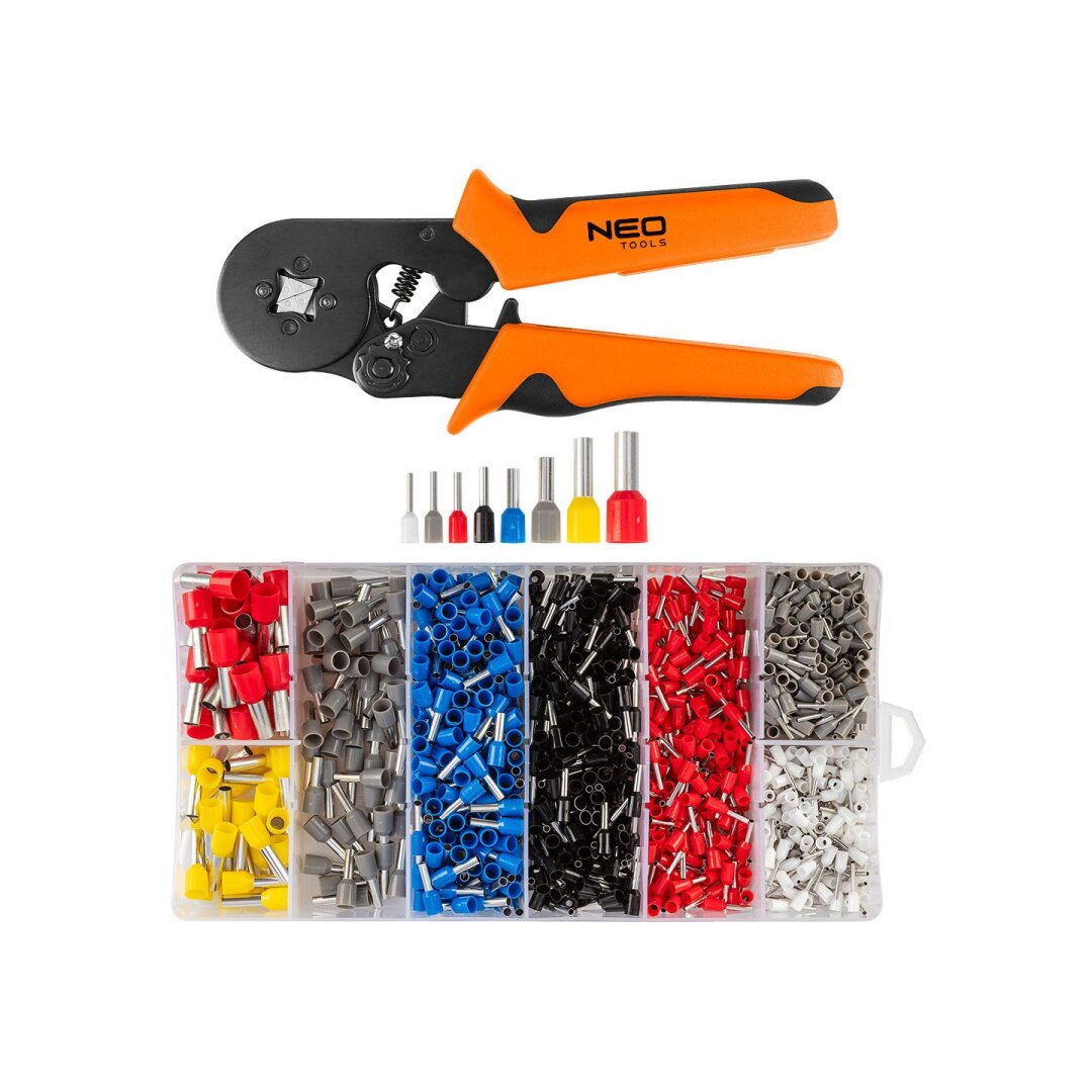 Užspaudimo replės 205 mm + 1200 rankovių