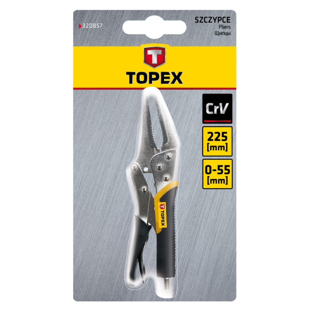 Užspaudimo replės, pailgintos 230 mm 1 Užspaudimo replės, pailgintos 230 mm 1