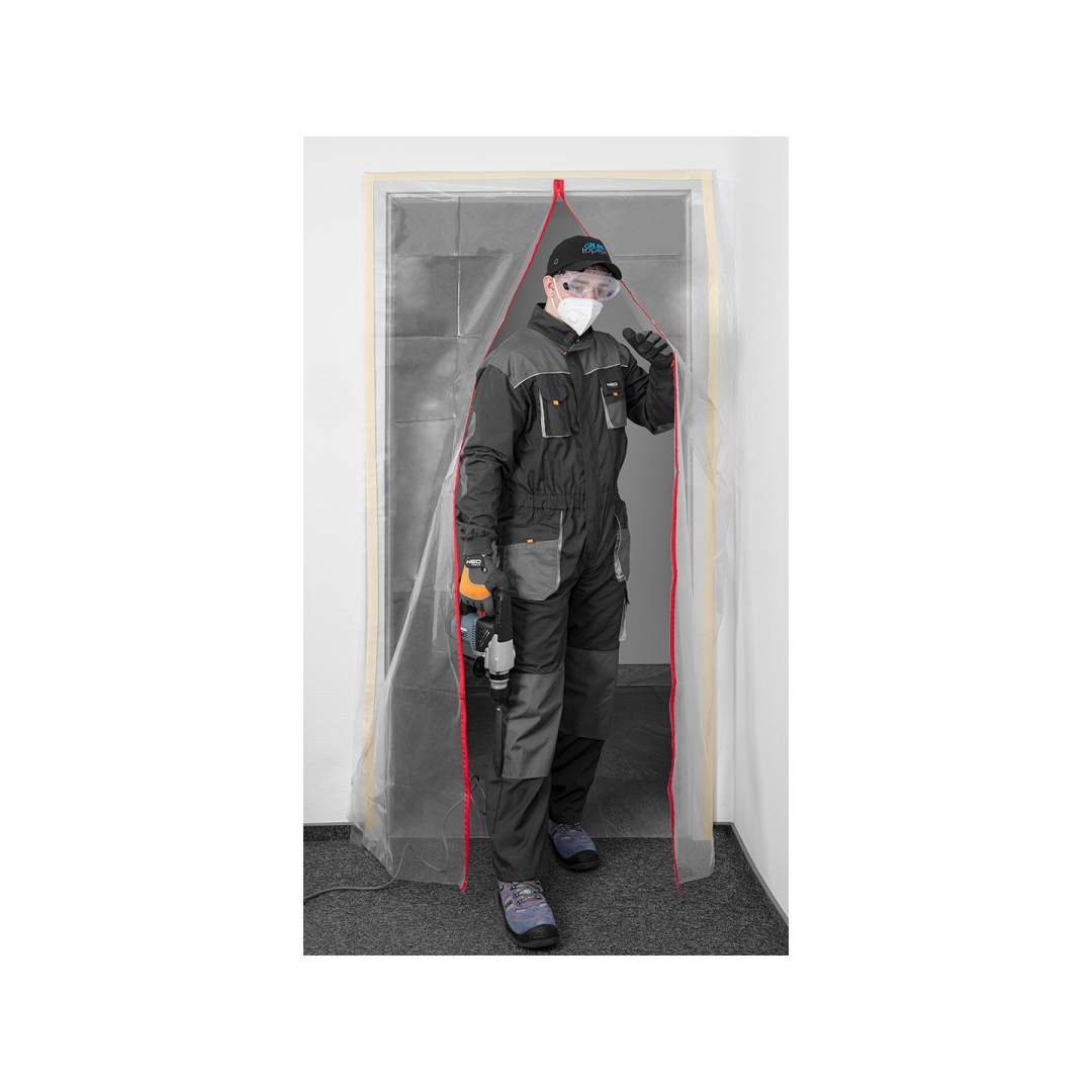 Užuolaida, apsauga nuo dulkių su spyna colioIcolio PE