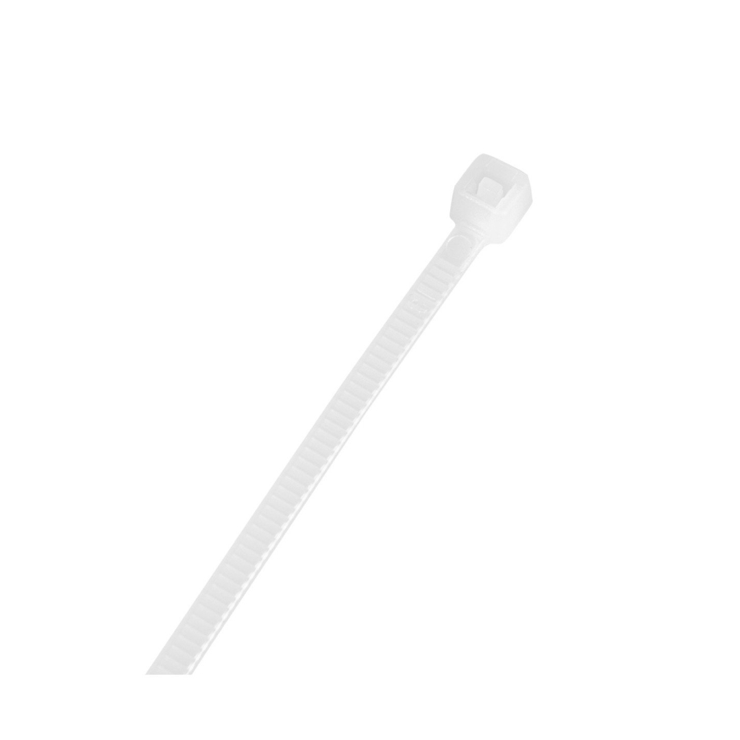Užveržimo dirželiai 2,5mmx100mm, 100vnt. Balti 6 Užveržimo dirželiai 2,5mmx100mm, 100vnt. Balti 6