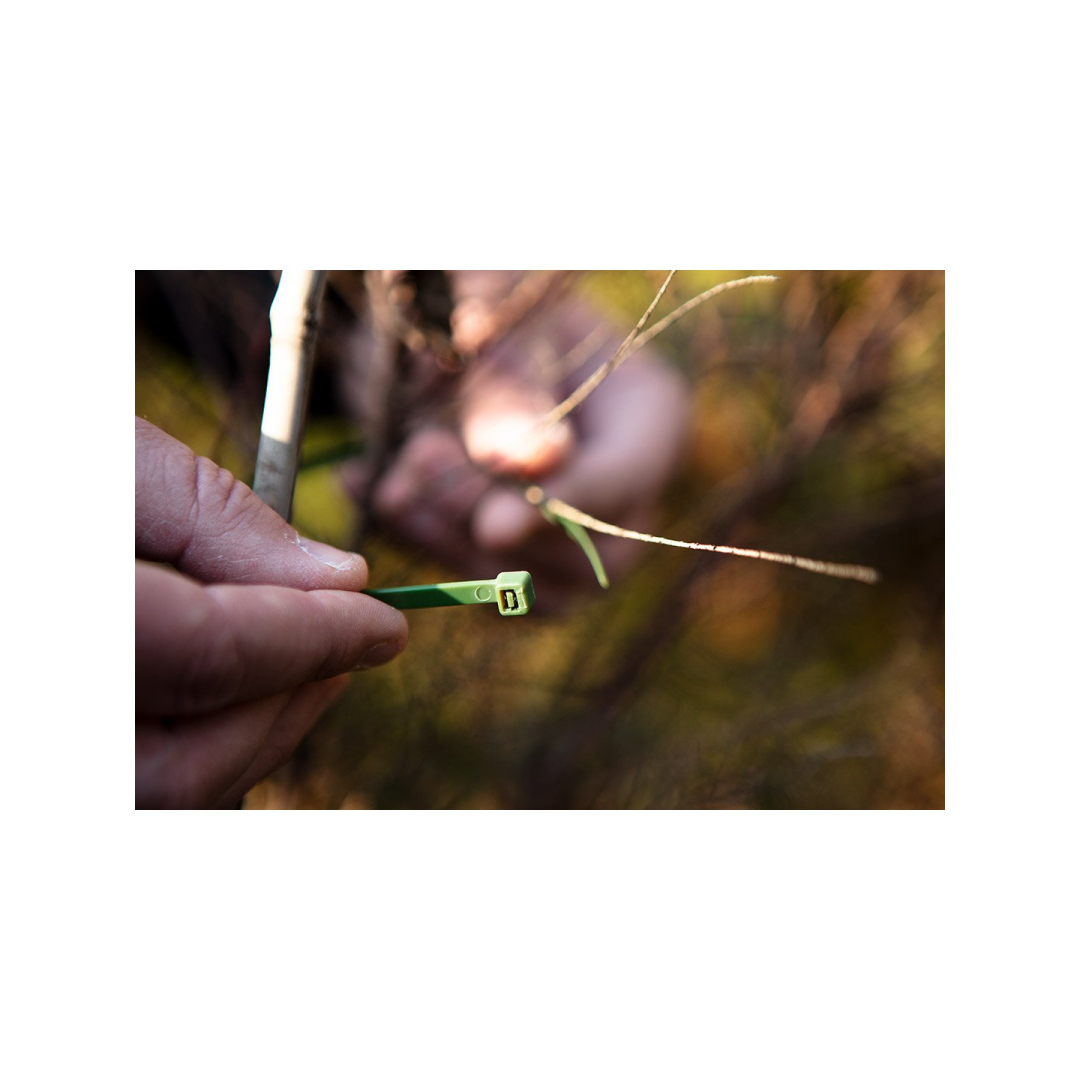 Užveržimo dirželiai 3,6 x 200 mm, 50 vnt, žalia 1