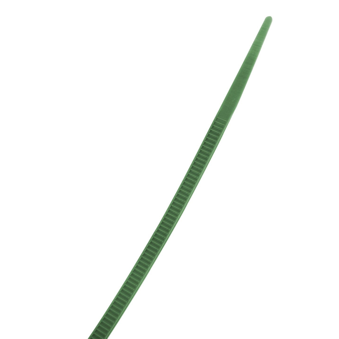 Užveržimo dirželiai 4,8 x 300 mm, 50 vnt, žalia 4