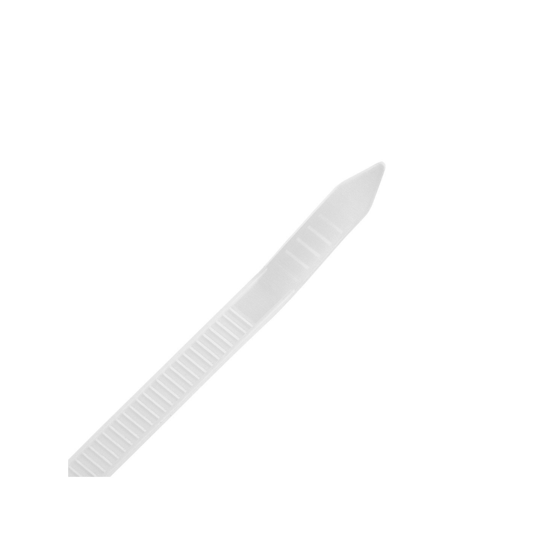 Užveržimo dirželiai 4,8mmx200mm, 75vnt. Balti 4