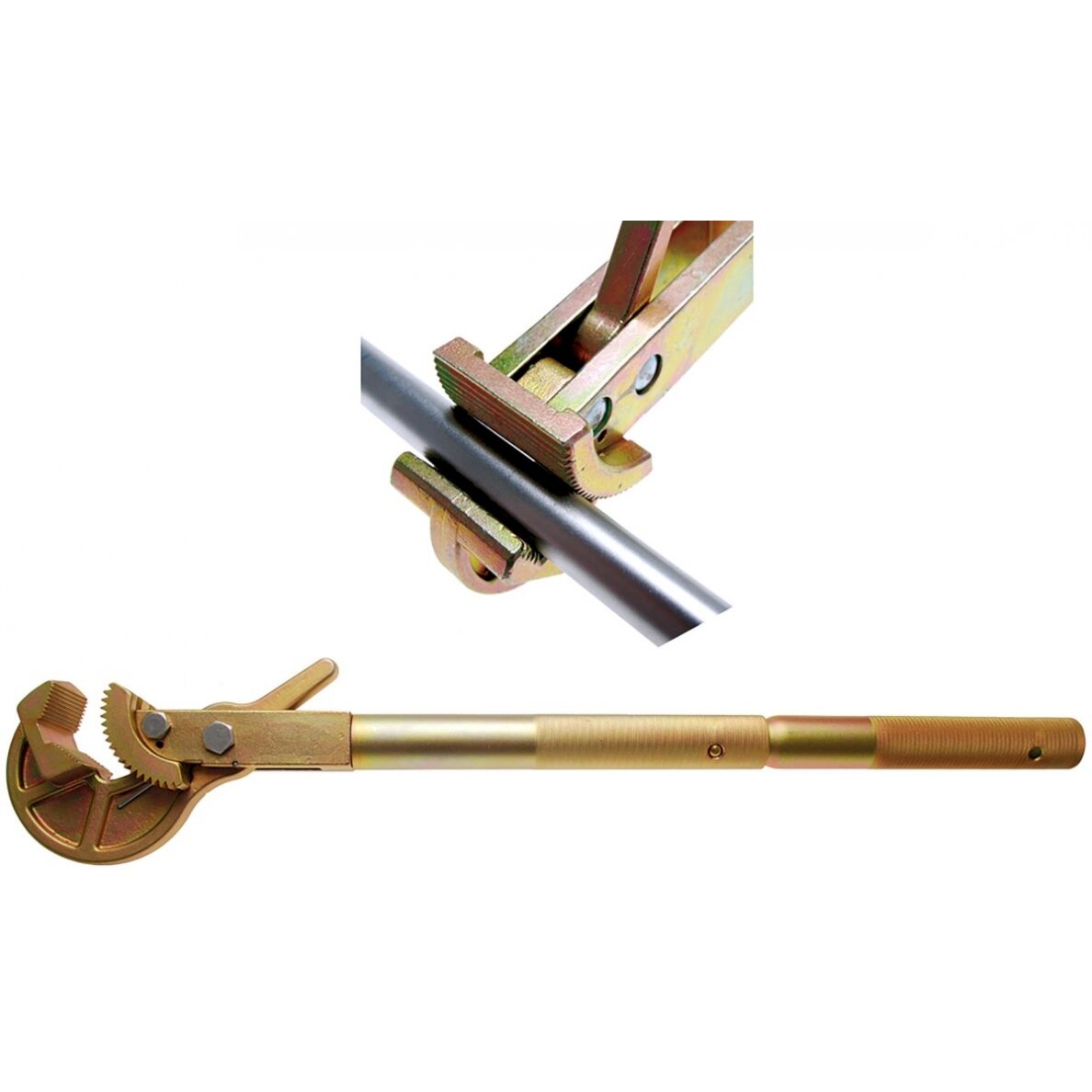 Užspaudžiamas veržliaraktis vairo traukių reguliavimui | 40 - 55 mm | 540 mm (8346) Užspaudžiamas veržliaraktis vairo traukių reguliavimui | 40 - 55 mm | 540 mm (8346)