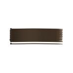 Užveržimo dirželiai 4,8 x 300 mm, 50 vnt, rudos spalvos