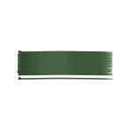 Užveržimo dirželiai 4,8 x 300 mm, 50 vnt, žalia
