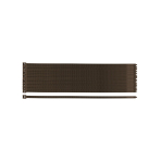 Užveržimo dirželiai 7,6 x 380 mm, 50 vnt, rudos spalvos
