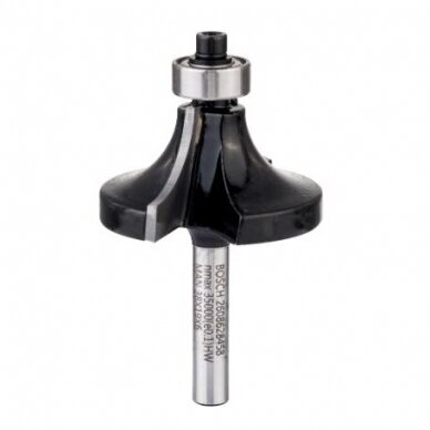 Užapvalinimo freza Bosch, 6/12,7/38,1/60 mm, 2608628458 Užapvalinimo freza Bosch, 6/12,7/38,1/60 mm, 2608628458