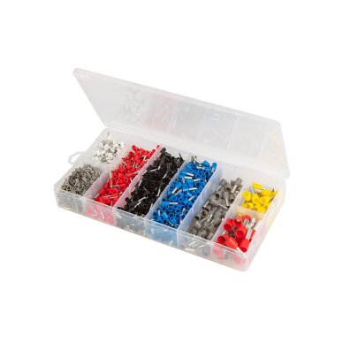 Užspaudimo replės 205 mm + 1200 rankovių 5 Užspaudimo replės 205 mm + 1200 rankovių 5