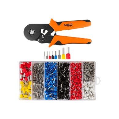 Užspaudimo replės 205 mm + 1200 rankovių