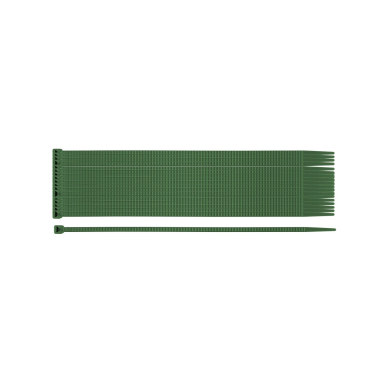 Užveržimo dirželiai 3,6 x 200 mm, 50 vnt, žalia
