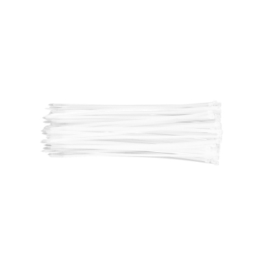 Užveržimo dirželiai 4,8mmx300mm, 75vnt. Balti