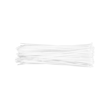 Užveržimo dirželiai 4,8mmx370mm, 75vnt. Balti