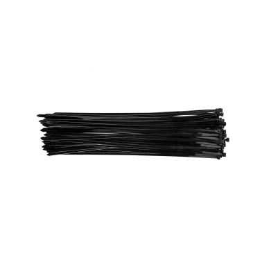 Užveržimo dirželiai 7,6mmx500mm, 75vnt. Juodi Užveržimo dirželiai 7,6mmx500mm, 75vnt. Juodi