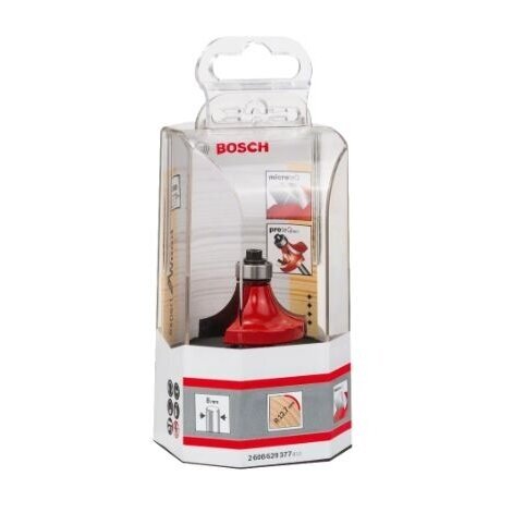 Užapvalinimo freza Bosch, 8 mm, D 38,1 mm, R1 12,7, 2608629377 1 Užapvalinimo freza Bosch, 8 mm, D 38,1 mm, R1 12,7, 2608629377 1