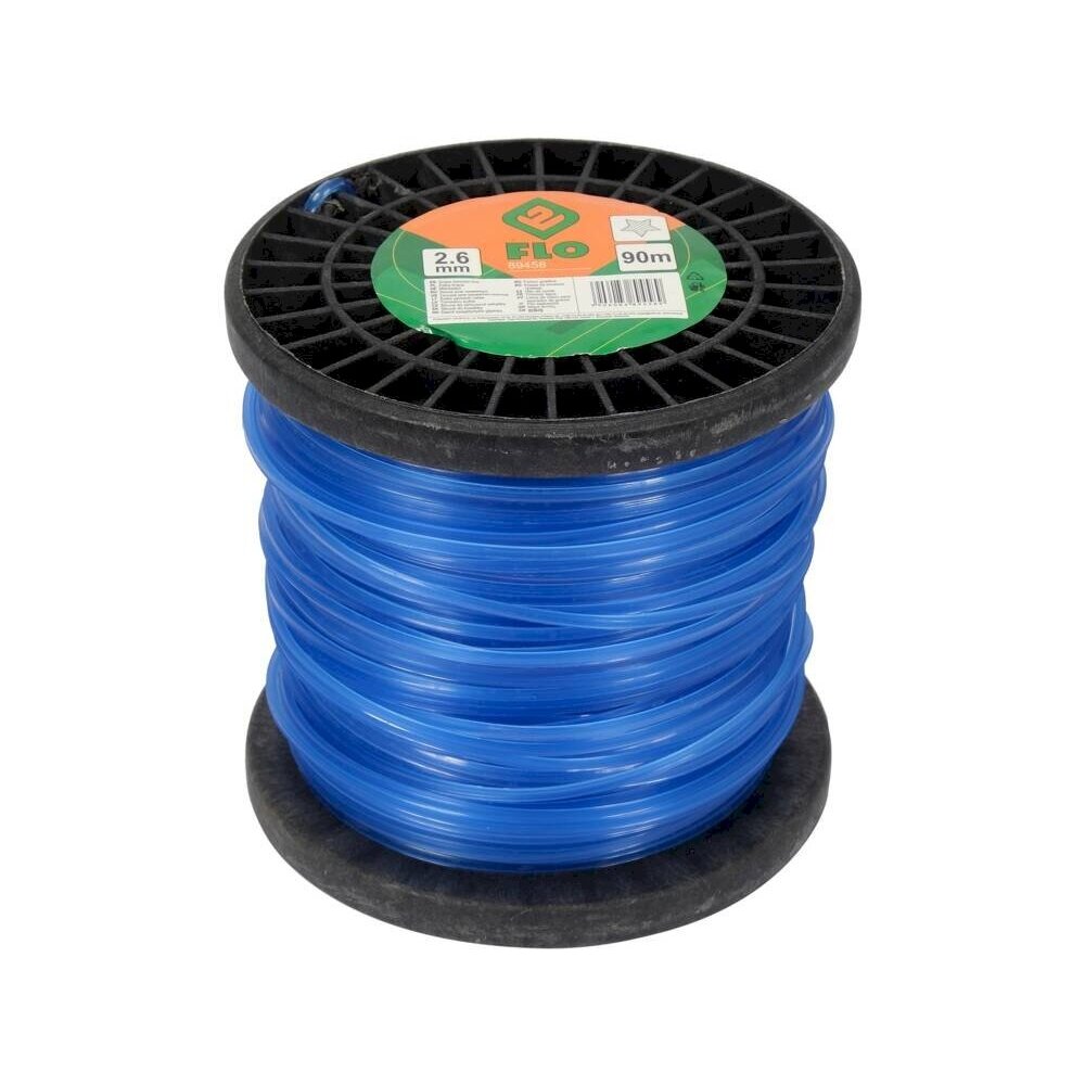 Valas žolei trimeriams | penkiakampis / Star | 2.6 mm x 90 m (89458) Valas žolei trimeriams | penkiakampis / Star | 2.6 mm x 90 m (89458)