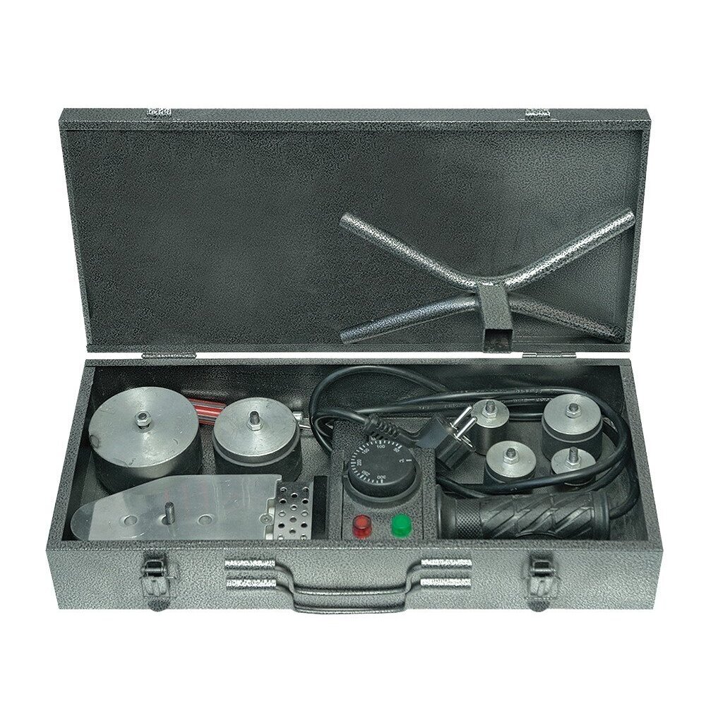 Vamzdžių suvirinimo įrankis PANSAM A124020, 800W, adapteriai 16-50mm 1 Vamzdžių suvirinimo įrankis PANSAM A124020, 800W, adapteriai 16-50mm 1