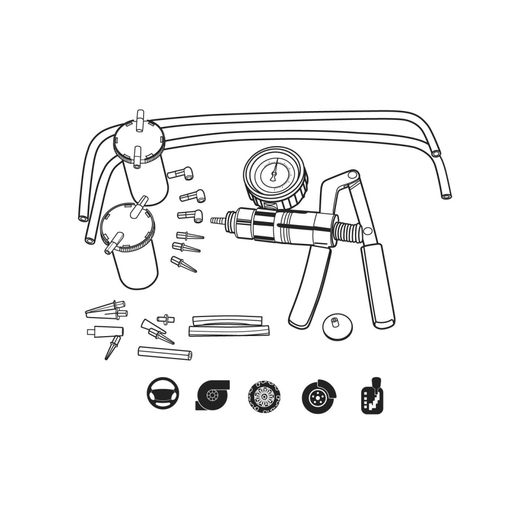 Vakuumo ir slėgio sistemų testeris 8