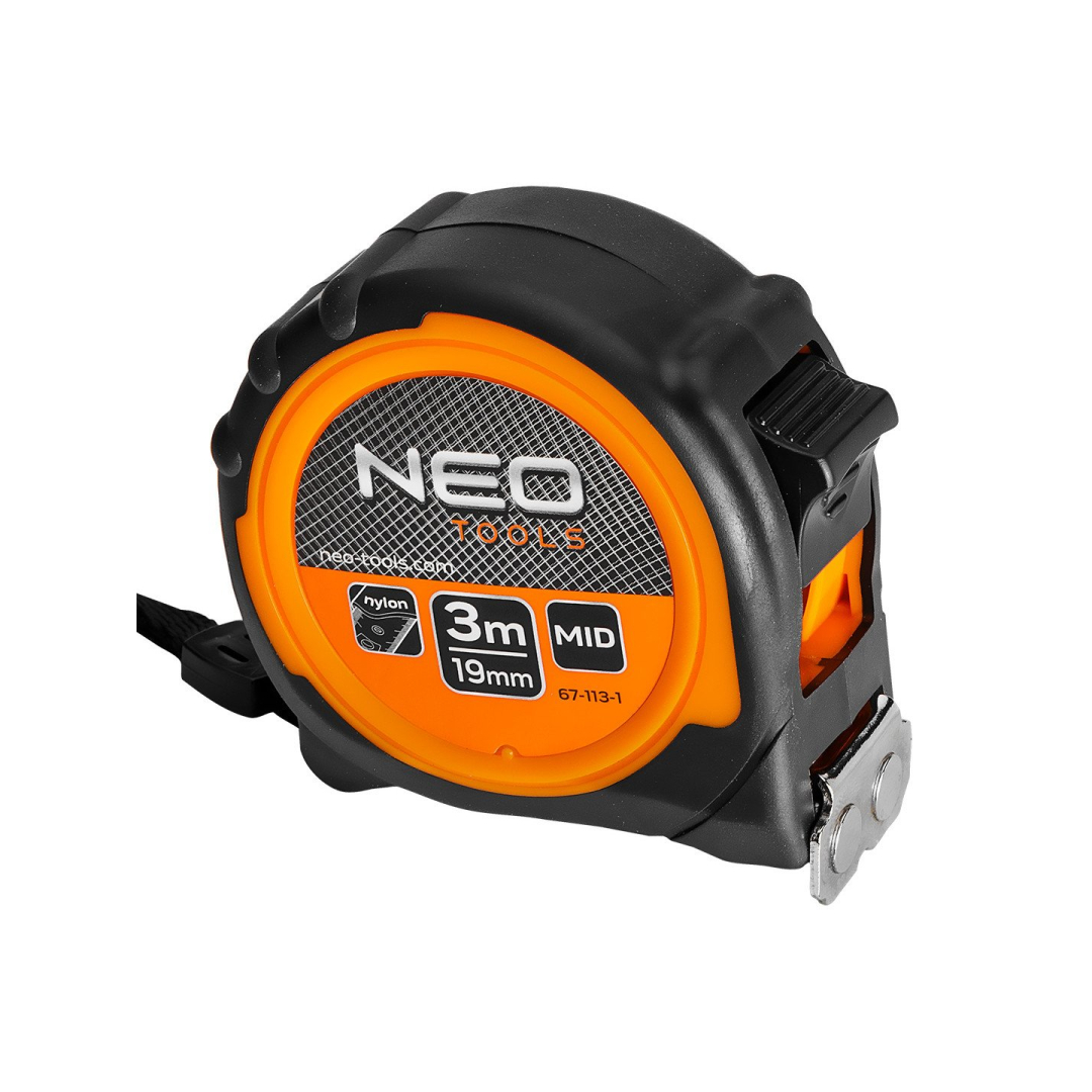 Valcuotas plieninis matuoklis 3 m x 19 mm, magnetas 6 Valcuotas plieninis matuoklis 3 m x 19 mm, magnetas 6