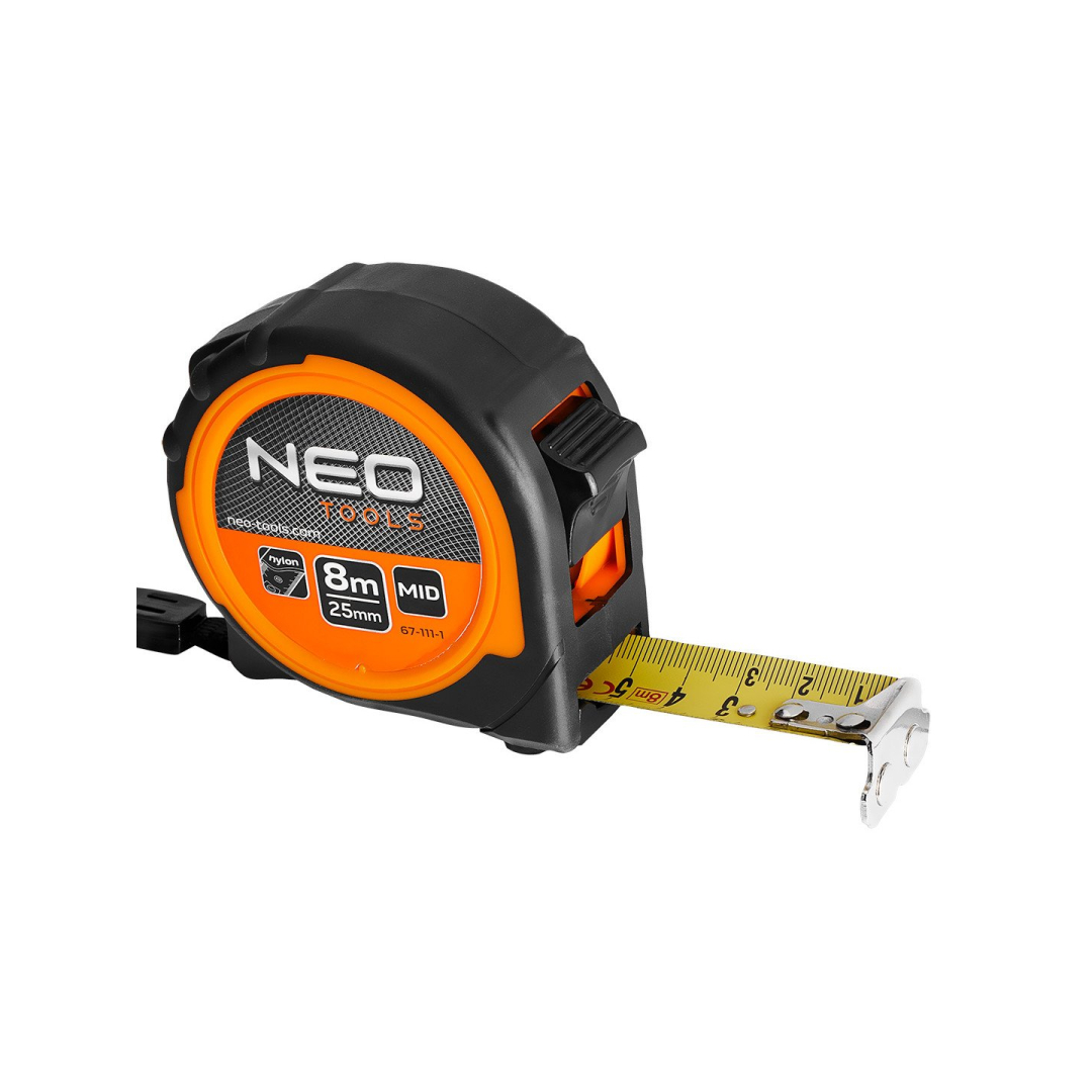 Valcuoto plieno juostos matas 8 m x 25 mm, magnetas Valcuoto plieno juostos matas 8 m x 25 mm, magnetas