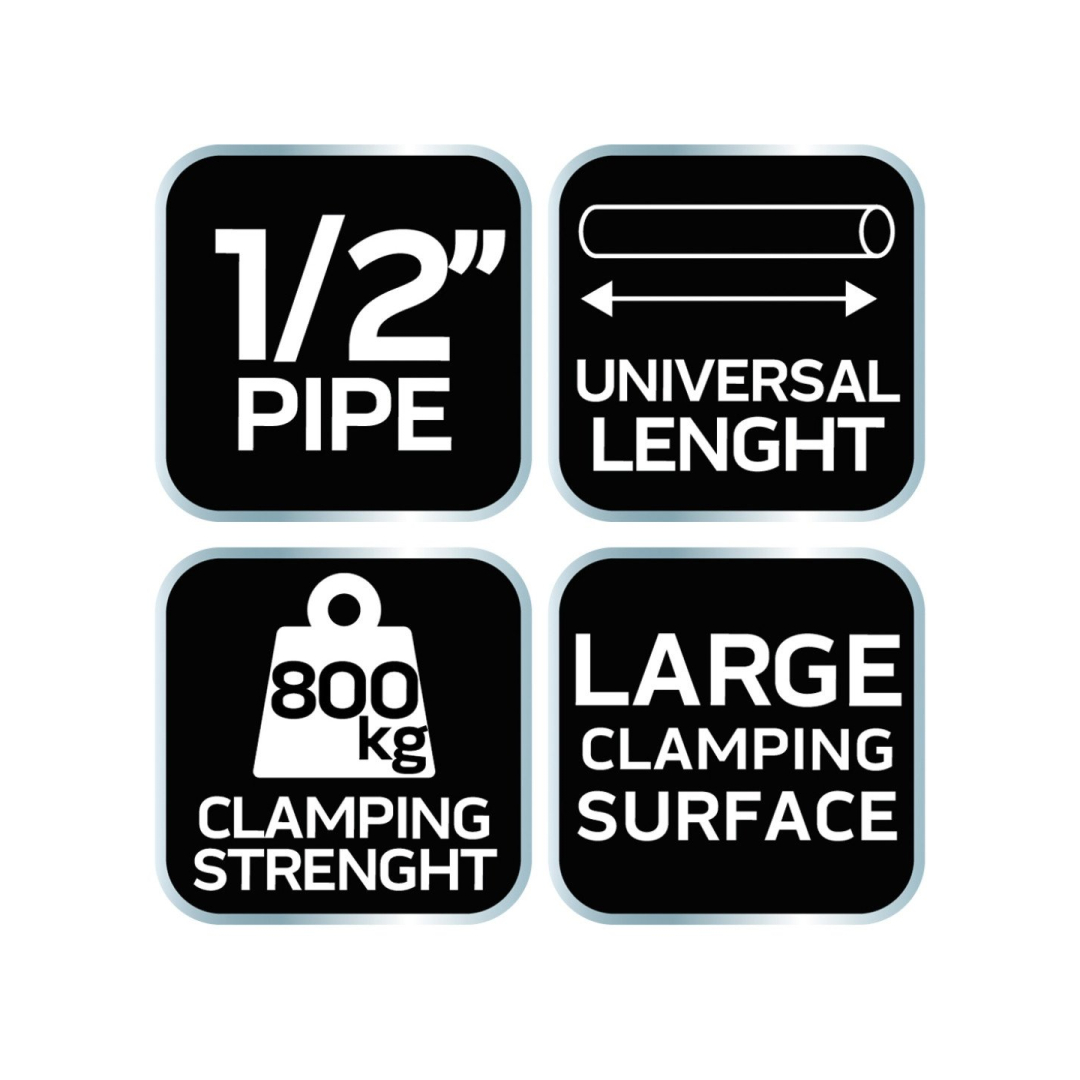 Vamzdžio spaustukas 1/2" 6 Vamzdžio spaustukas 1/2" 6