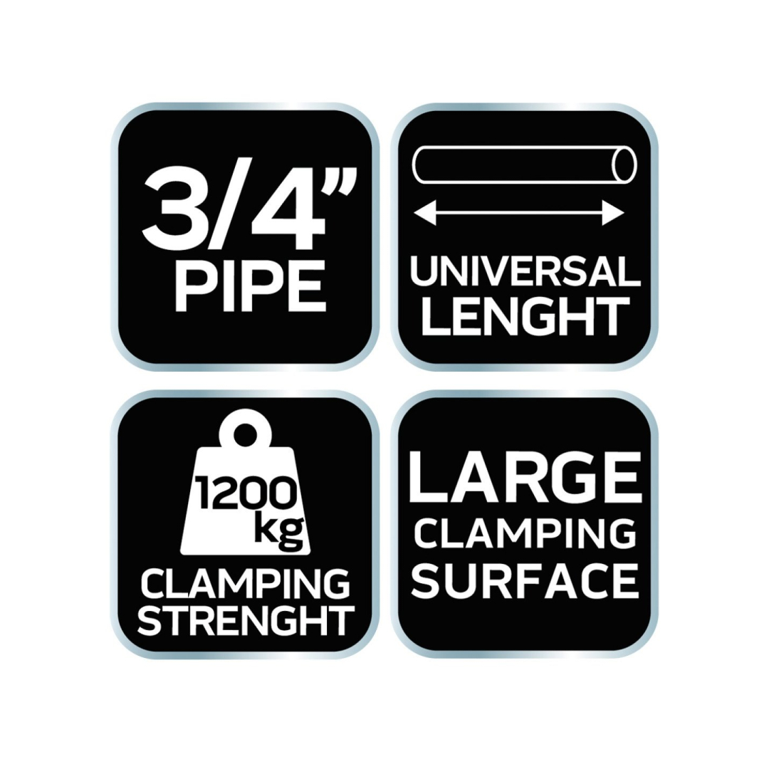 Vamzdžio spaustukas 3/4" 6 Vamzdžio spaustukas 3/4" 6