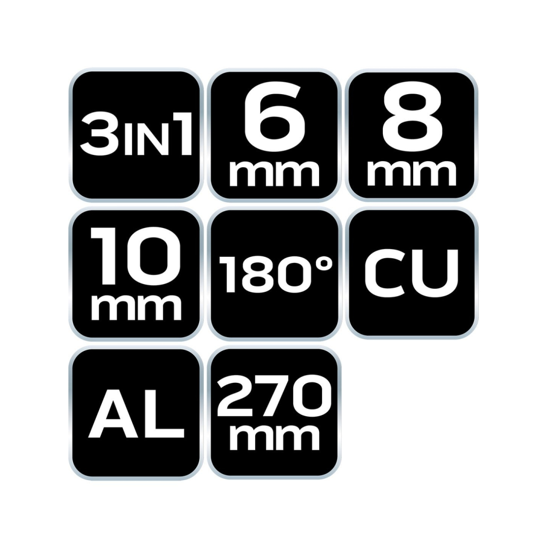 Vamzdžių lenkimo staklės 3 in 1 - 6, 8, 10 mm 8 Vamzdžių lenkimo staklės 3 in 1 - 6, 8, 10 mm 8