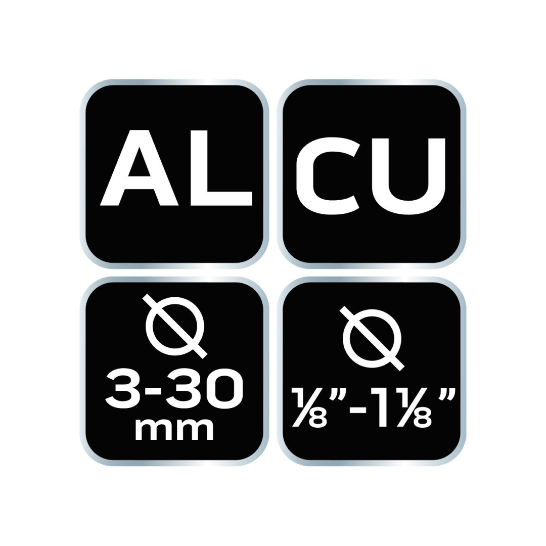 Vamzdžių pjaustytuvas 1/8-1,1/4" (3-30 mm) Cu-Al 7