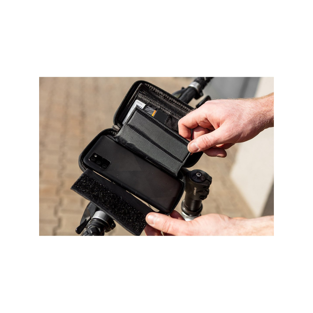 Vandeniui atsparus dviračių krepšys su telefono laikikliu 6